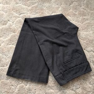 Slate grey wide legged slacks